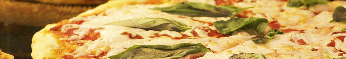 Eating Italian Pizza at Marconi's Italian Restaurant restaurant in Huron, OH.